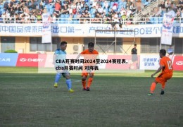 CBA开赛时间2024至2024赛程表,cba开赛时间 对阵表