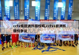 cctv有欧洲杯版权吗,cctv1欧洲杯版权争议