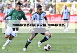 2006欧洲杯时间表安排,2006欧洲杯赛程