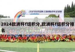 2024欧洲杯f组积分,欧洲杯f组积分排名