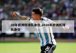 20年欧洲杯球队身价,2020年欧洲杯球队身价