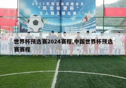 世界杯预选赛2024赛程,中国世界杯预选赛赛程