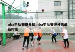 nba季后赛得分榜,nba季后赛得分榜最新排名