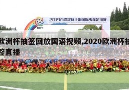 欧洲杯抽签回放国语视频,2020欧洲杯抽签直播