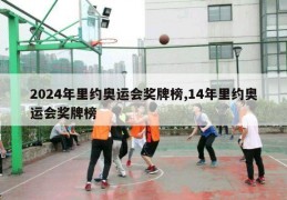 2024年里约奥运会奖牌榜,14年里约奥运会奖牌榜